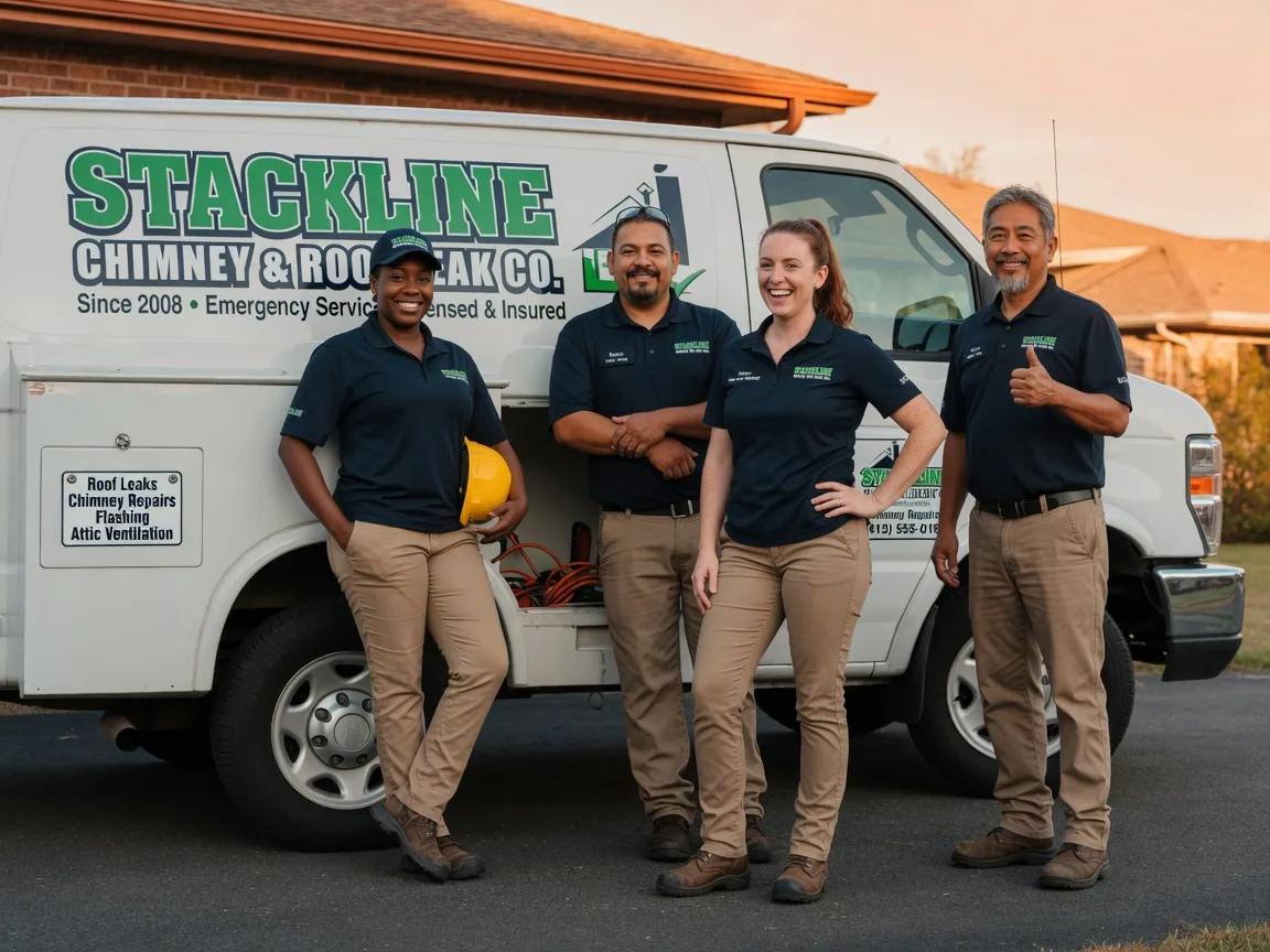 Chimney flashing repair company in Oktaha, OK